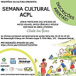 INSCRIÇÕES ABERTAS - SEMANA CULTURAL ACPL