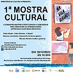 BANNER 1ª MOSTRA CULTURAL NA VILA UNIÃO 